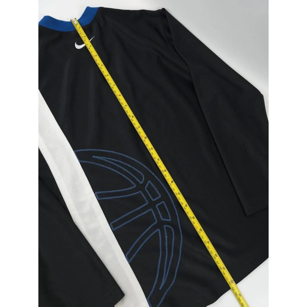 Nike Youth Large LS Basketball Blue Black shirt